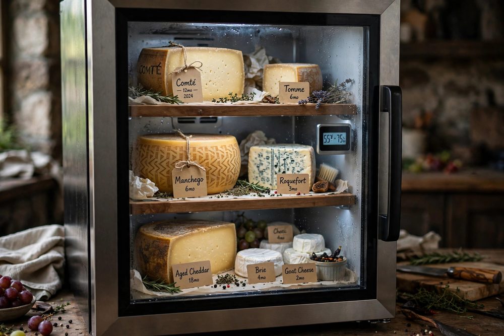 Ivation 12-Bottle Wine Cooler (DIY Cheese Cave)